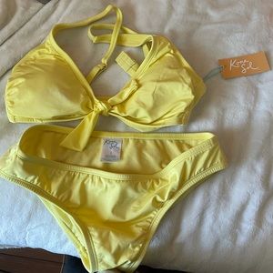 yellow bikini set